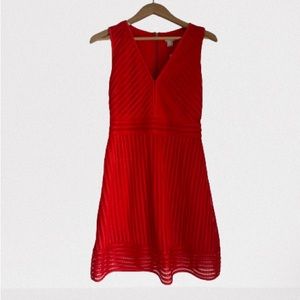 J Crew Sleeveless Eyelet Fit & Flare Dress